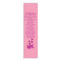 2" x 8" Stock Prayer Ribbon Bookmarks (A Mother)